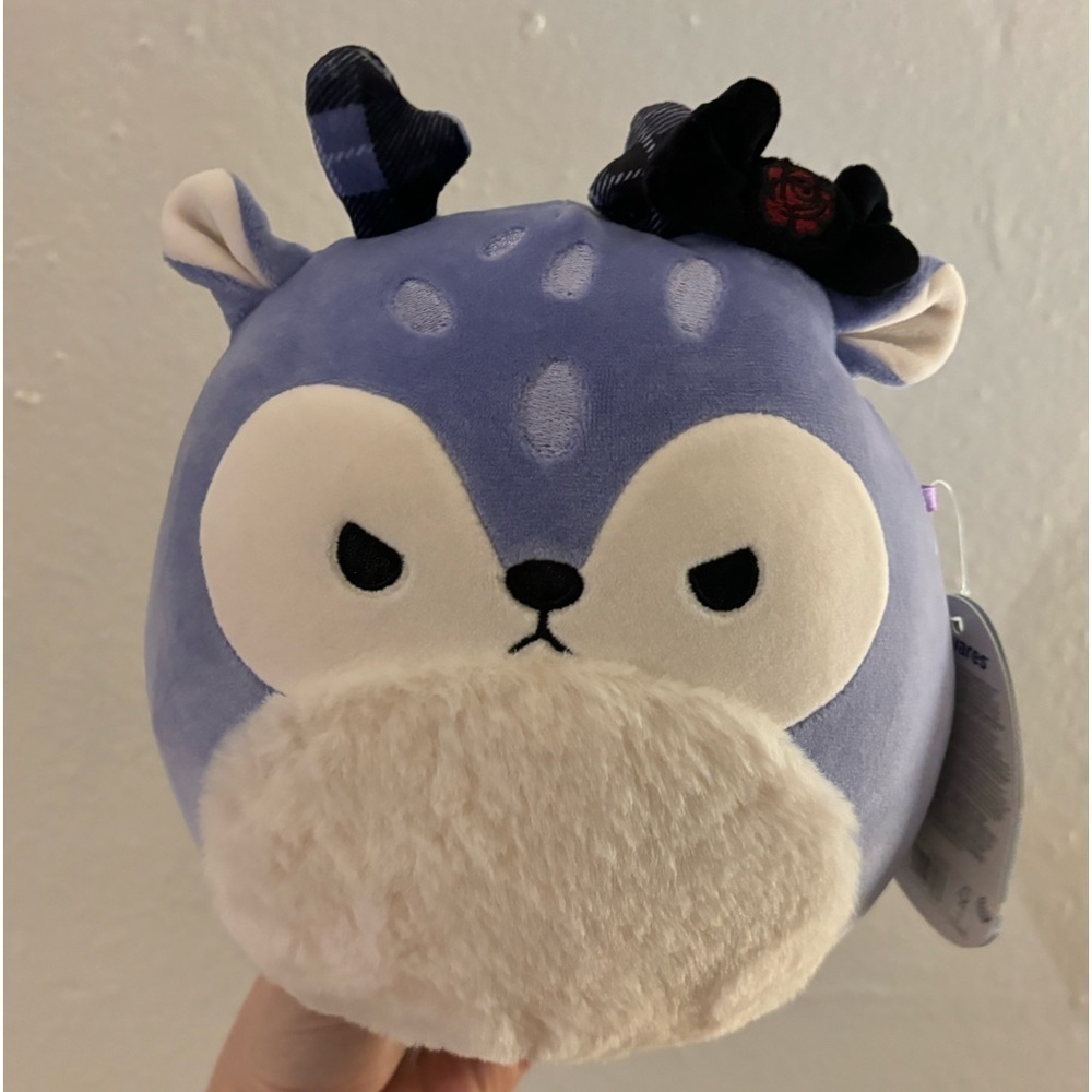 Binoche 8” FTM Reindeer With Bow Original Squishmallows Plush